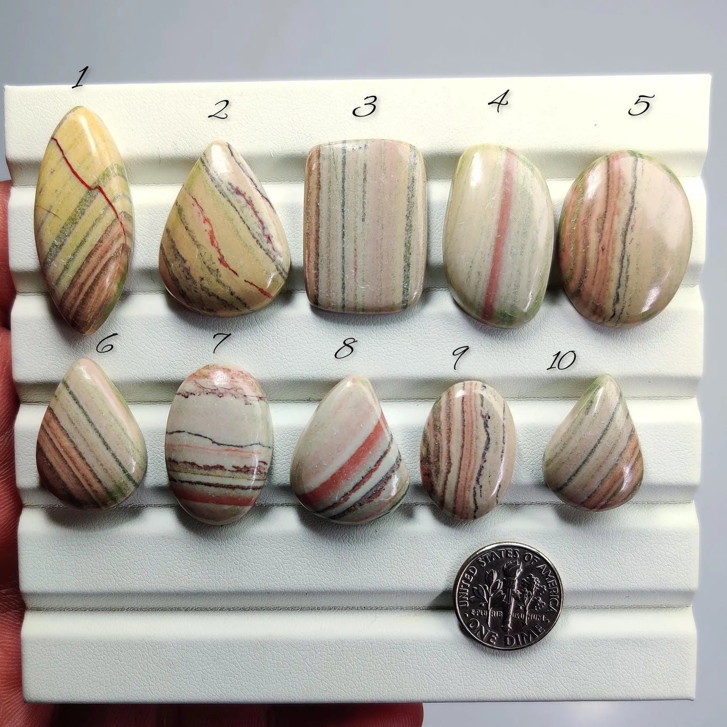 Jasper Cabochons for Jewelry Making | Natural Jasper Gemstone | Loose Stones