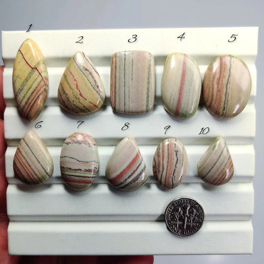 Jasper Cabochons for Jewelry Making | Natural Jasper Gemstone | Loose Stones