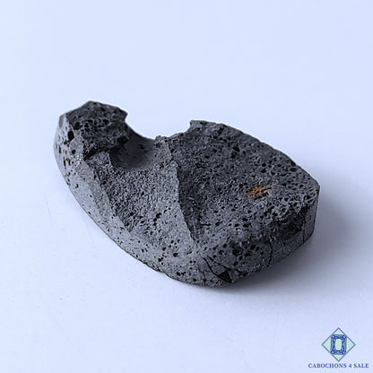 Lava Druzy Pear Druzy 32x22x7mm