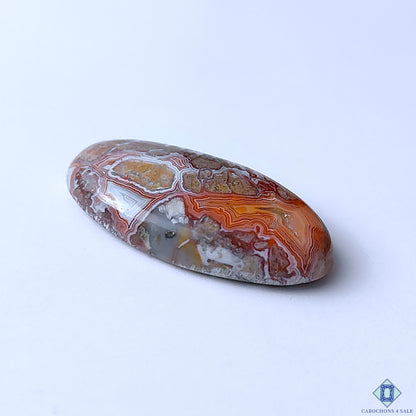 Crazy Lace Agate Oval Cabochons 36x20x7mm