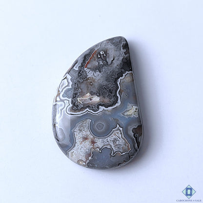 Crazy Lace Agate Fancy Cabochons 38x25x6mm