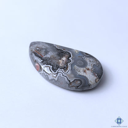Crazy Lace Agate Fancy Cabochons 38x25x6mm