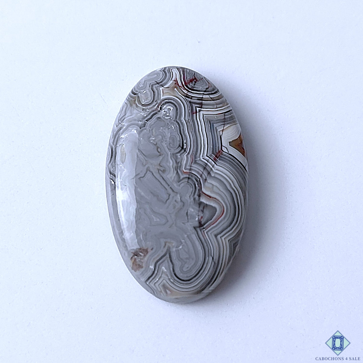 Crazy Lace Agate Oval Cabochons 28x17x5mm