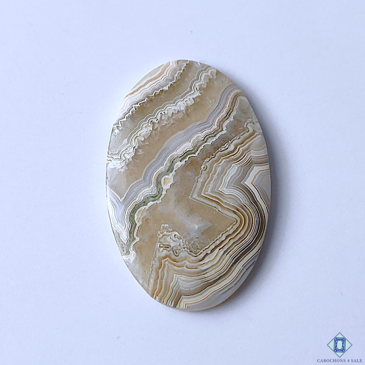Crazy Lace Agate Oval Cabochons 43x27x4mm