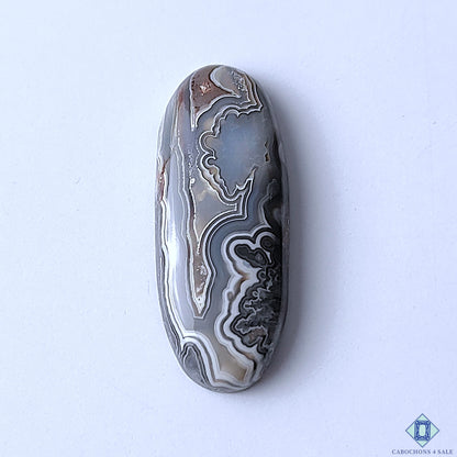 Premium Crazy Lace Agate Oval Cabochons 37x15x6mm