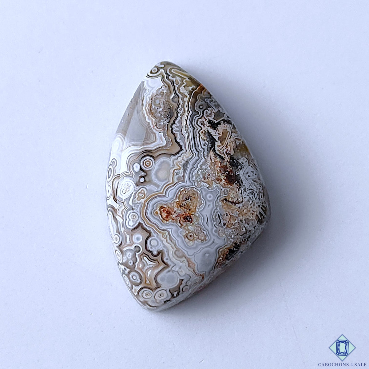 Premium Crazy Lace Agate Fancy Cabochons 27x17x7mm