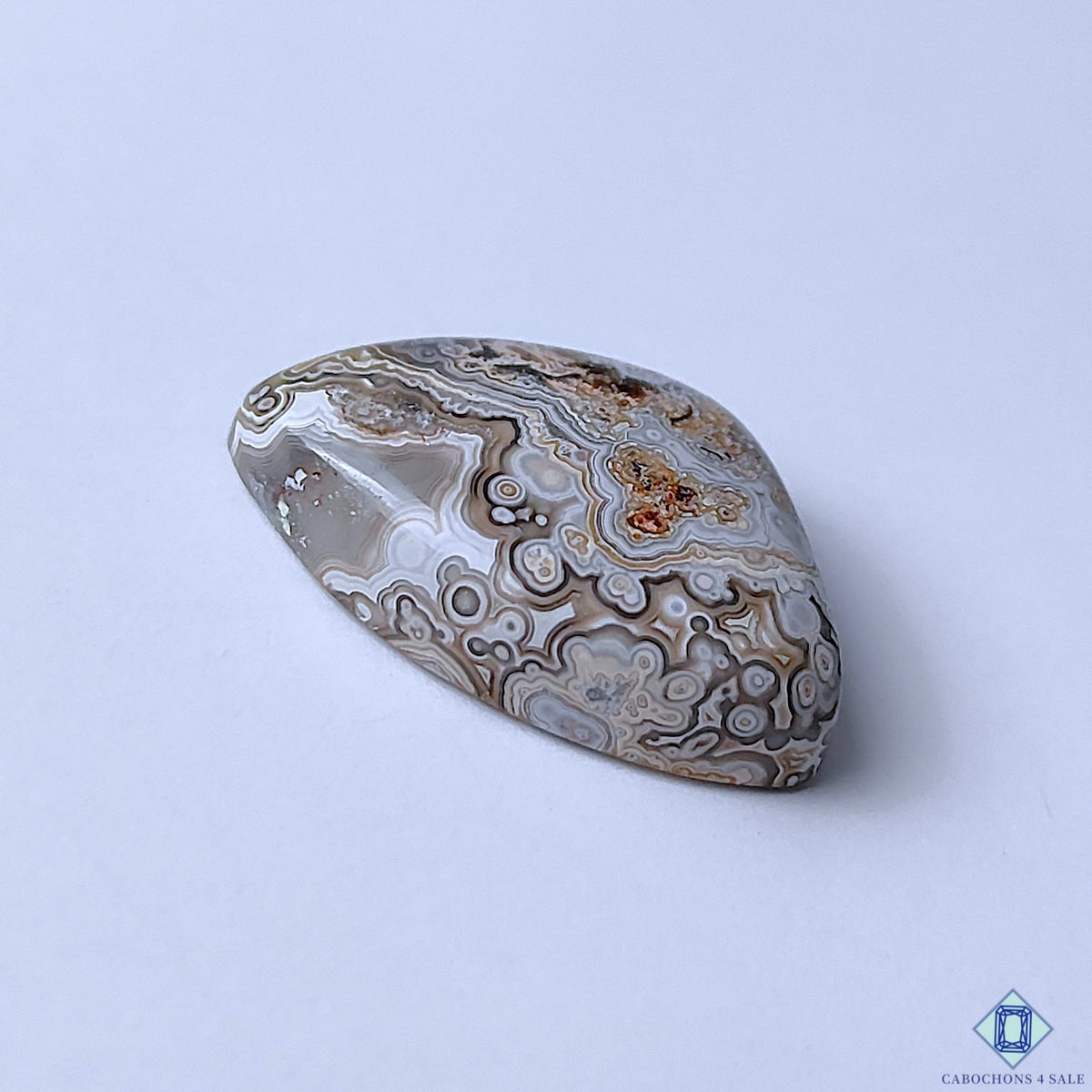 Premium Crazy Lace Agate Fancy Cabochons 27x17x7mm