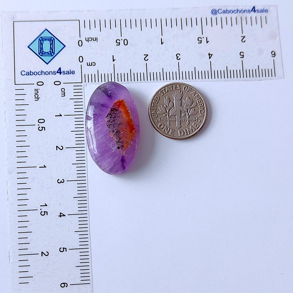 Amethyst Oval Cabochons 28x16x6mm