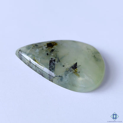 Prehnite Pear Cabochons 36x28x5mm