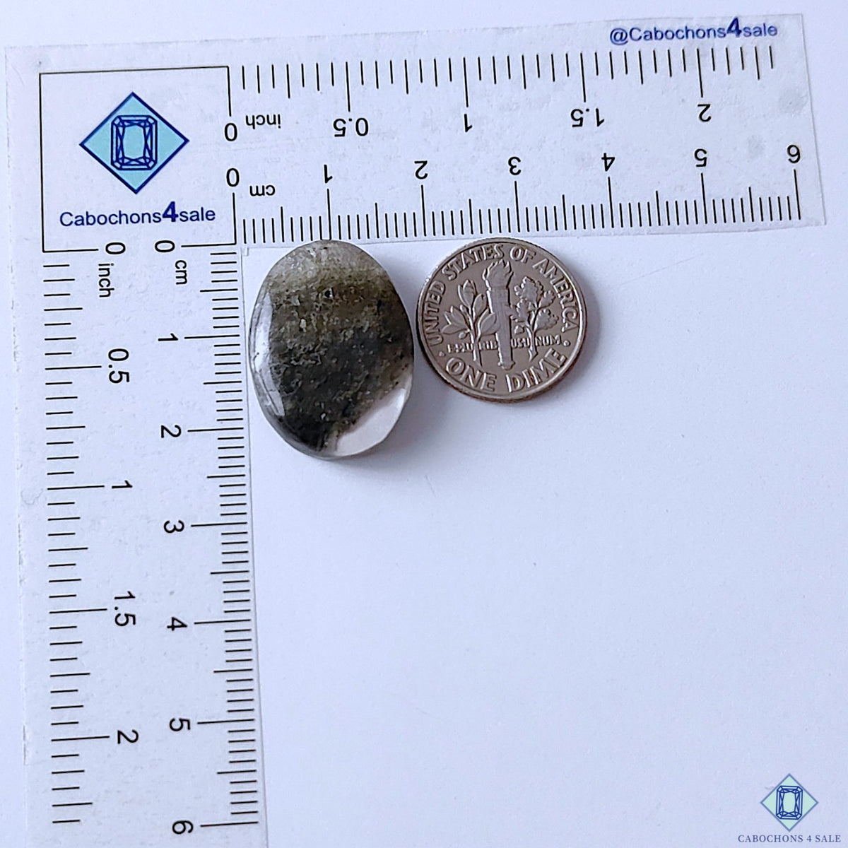 Garden Quartz Oval Cabochons 23x17x6mm