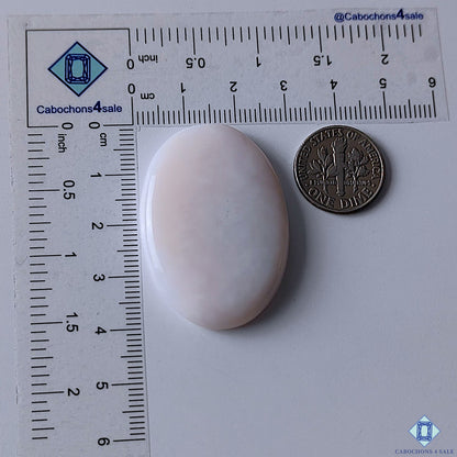 Pink Opal Oval Cabochons 40x28x6mm