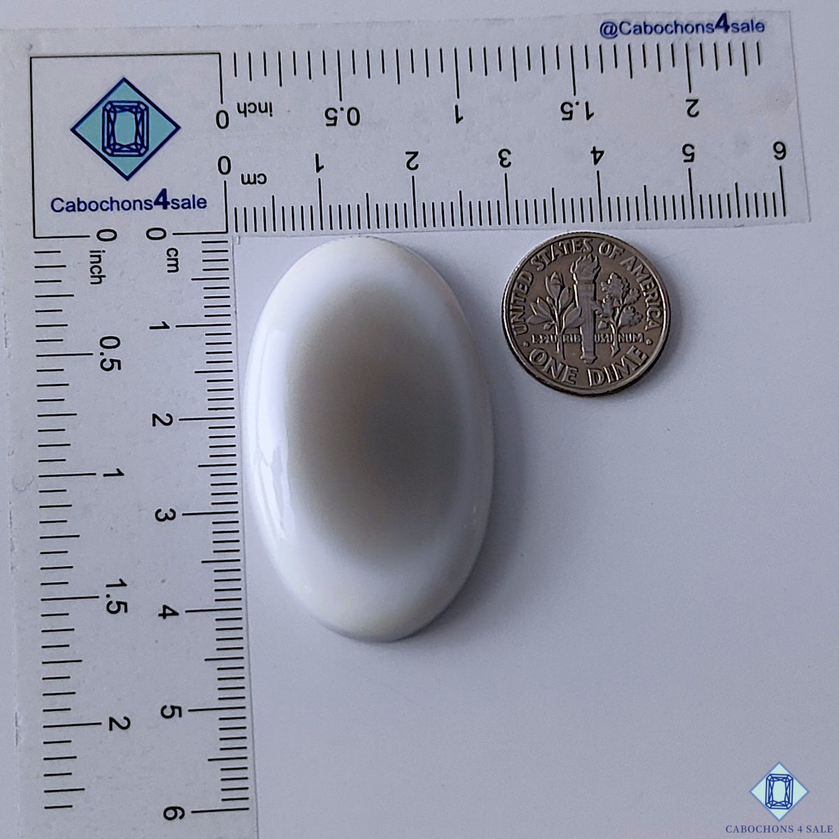 Blue Opal Oval Cabochons 43x26x7mm