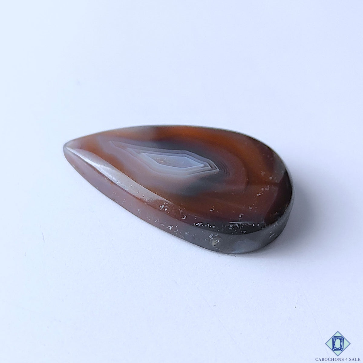 Botswana Agate Pear Cabochons 33x20x6mm