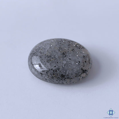 Midnight Quartz Oval Cabochons 21x18x7mm