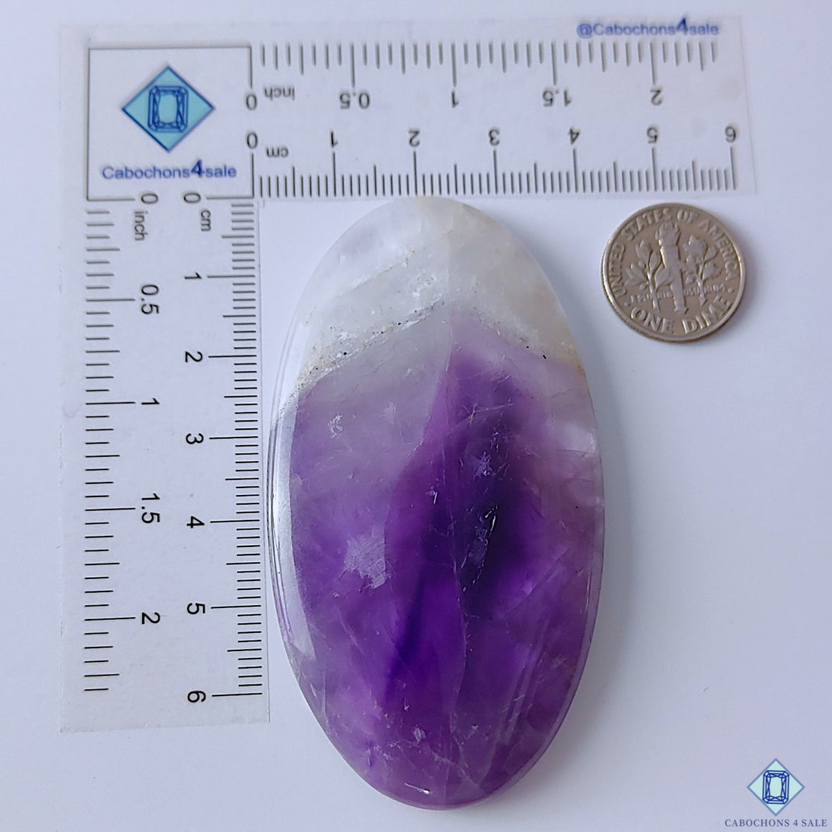 Amethyst Oval Cabochons 73x40x7mm