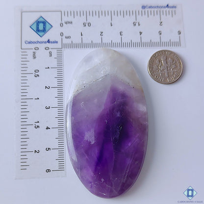 Amethyst Oval Cabochons 73x40x7mm