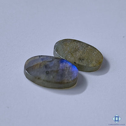 Blue Labradorite Oval Pairs