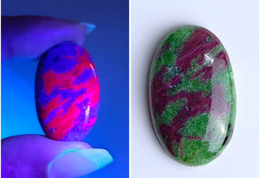 Ruby Zoisite Oval Cabochons