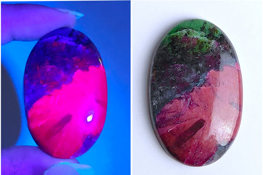 Ruby Zoisite Oval Cabochons