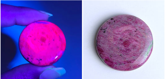 Ruby Zoisite Round Cabochons