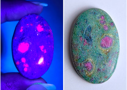 Ruby Fuchsite Oval Cabochons