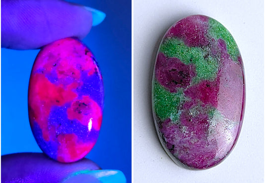 Ruby Zoisite Oval Cabochons