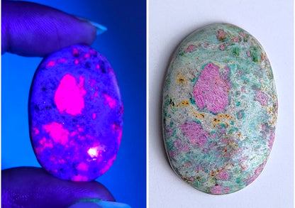 Ruby Fuchsite Oval Cabochons