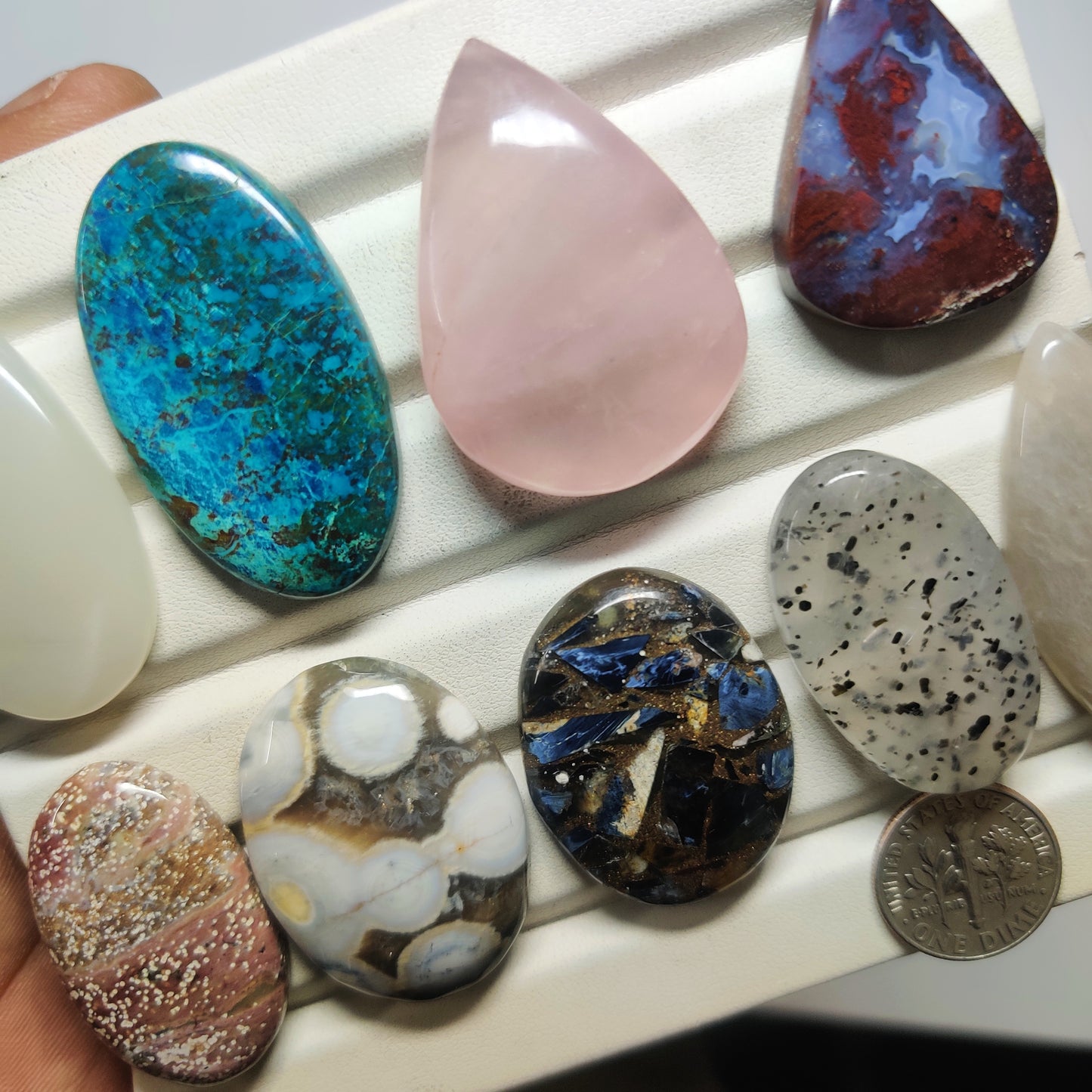 Mixed Gemstone Cabochon Collection Premium Mix Stone Cabochons for Jewelry Making, Natural Assorted Loose Gemstones, Designer Polished Gems
