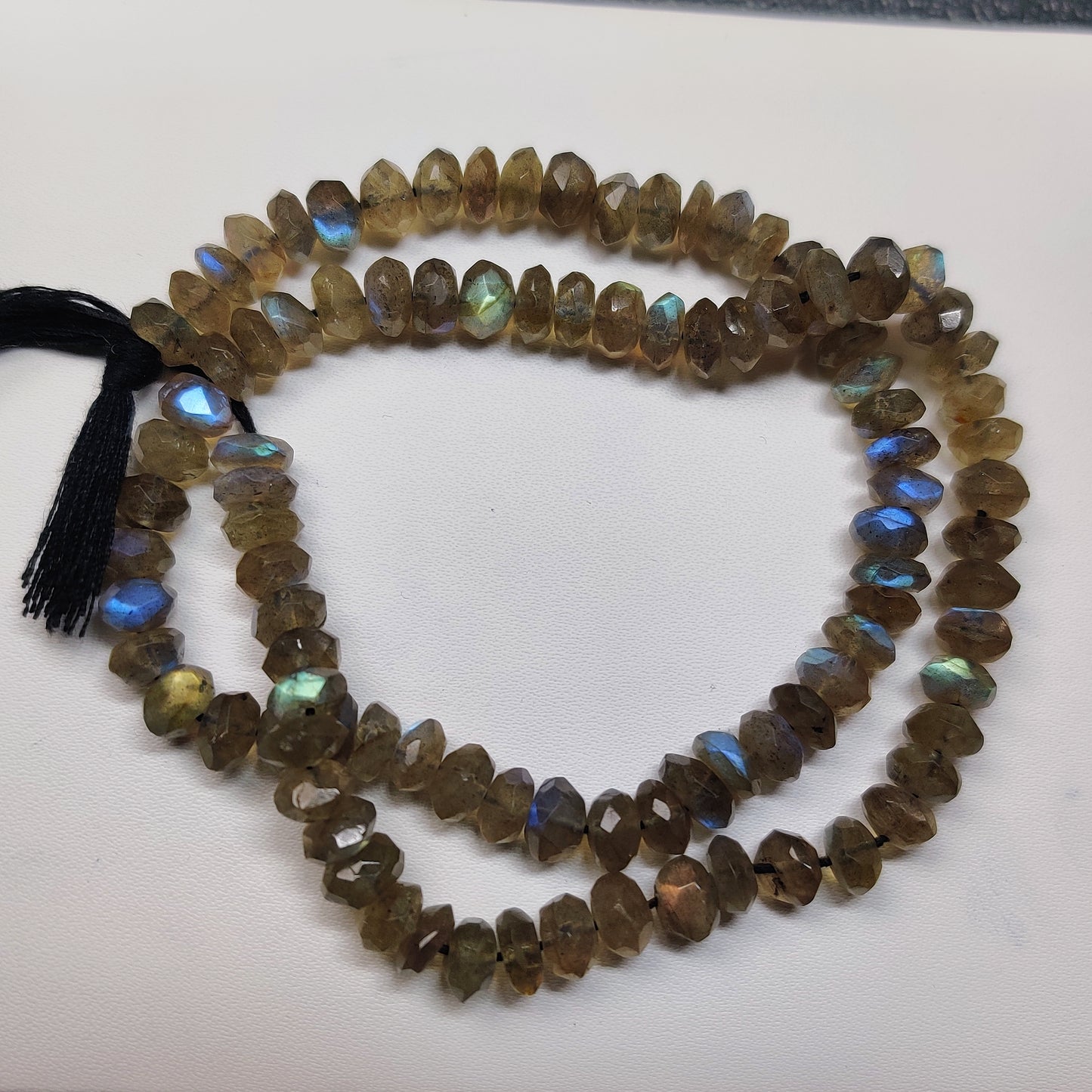 Natural Labradorite Beads for Jewelry Making | Rainbow Flash Labradorite Round Beads | Loose Gemstone Beads for Bracelet Necklace Design