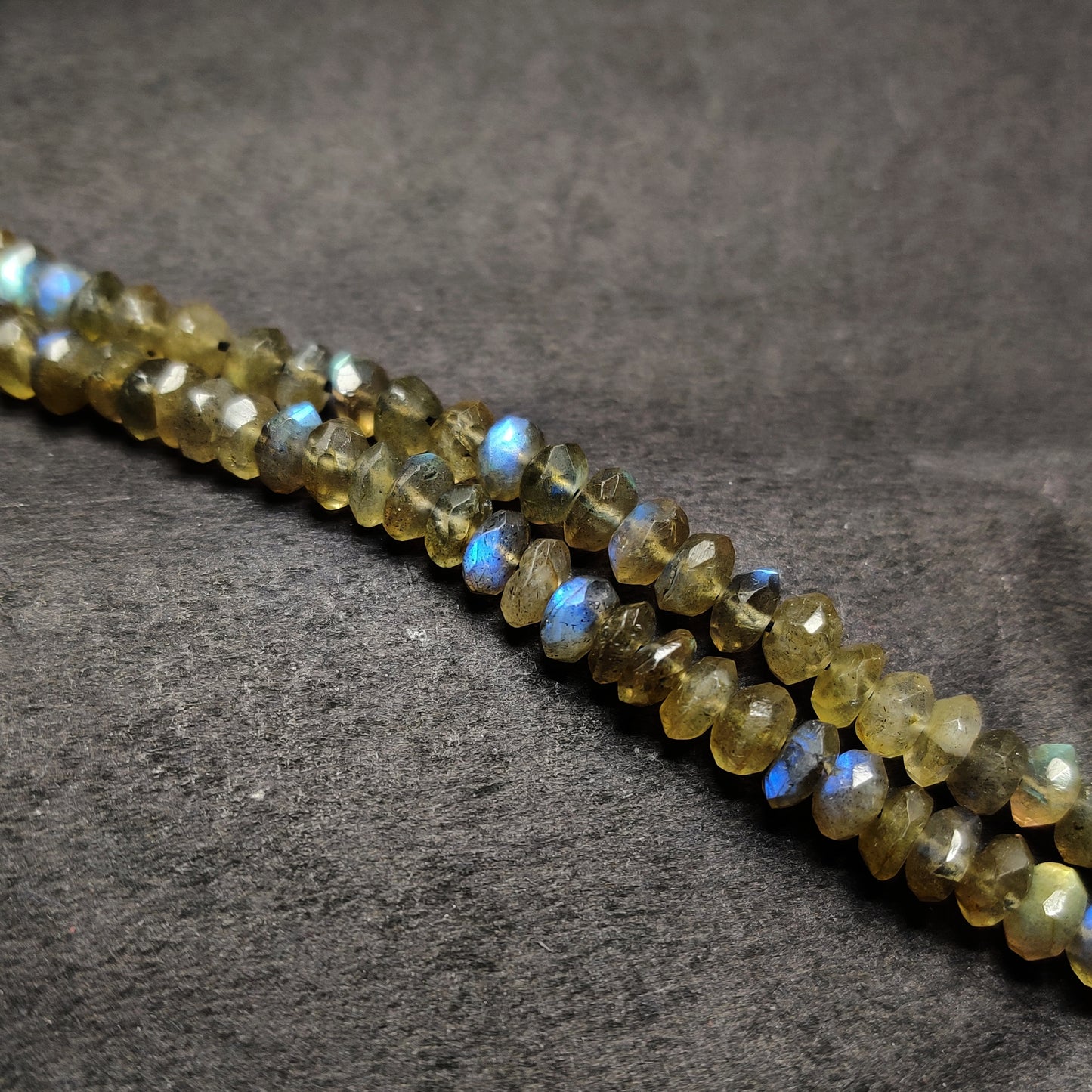Natural Labradorite Beads for Jewelry Making | Rainbow Flash Labradorite Round Beads | Loose Gemstone Beads for Bracelet Necklace Design