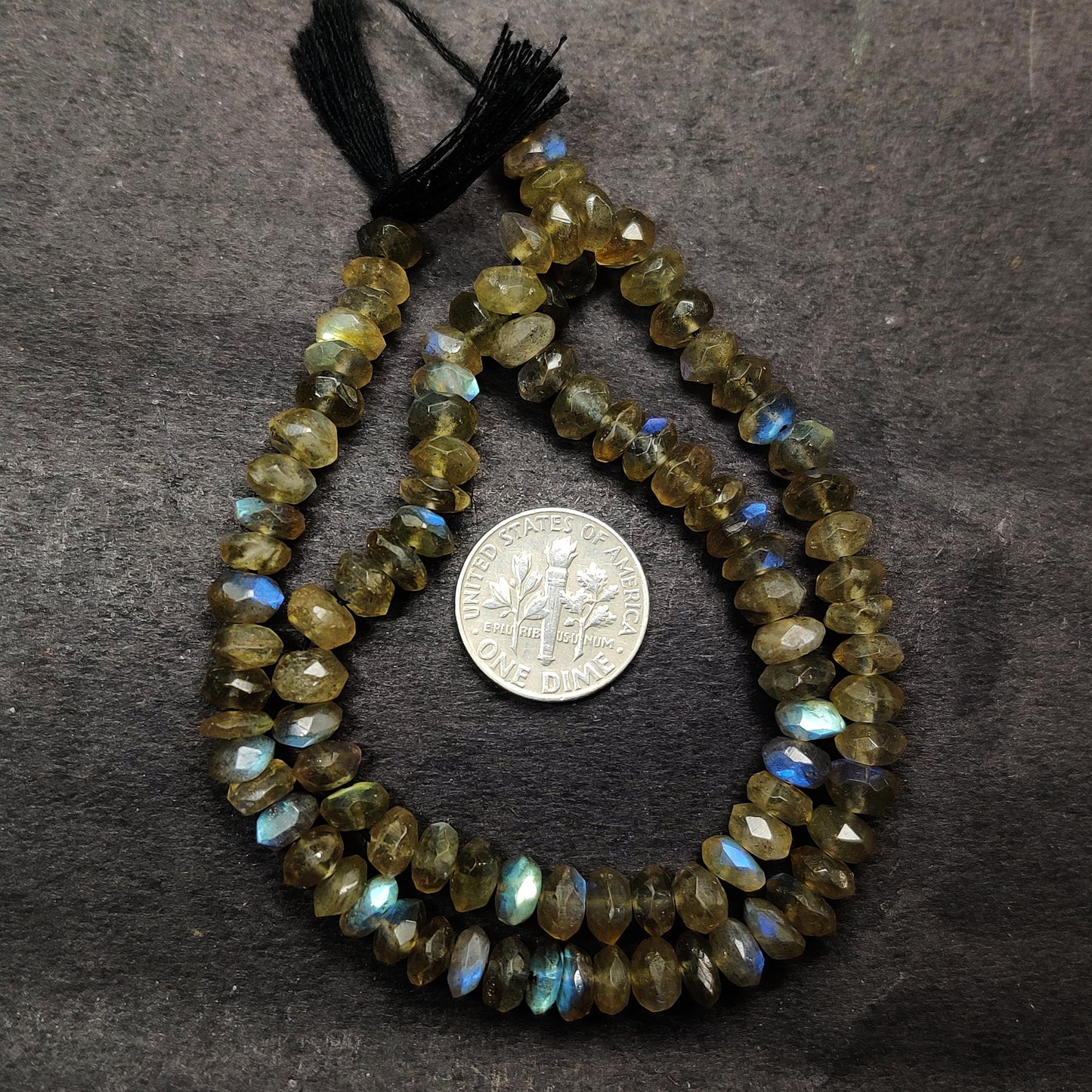 Natural Labradorite Beads for Jewelry Making | Rainbow Flash Labradorite Round Beads | Loose Gemstone Beads for Bracelet Necklace Design