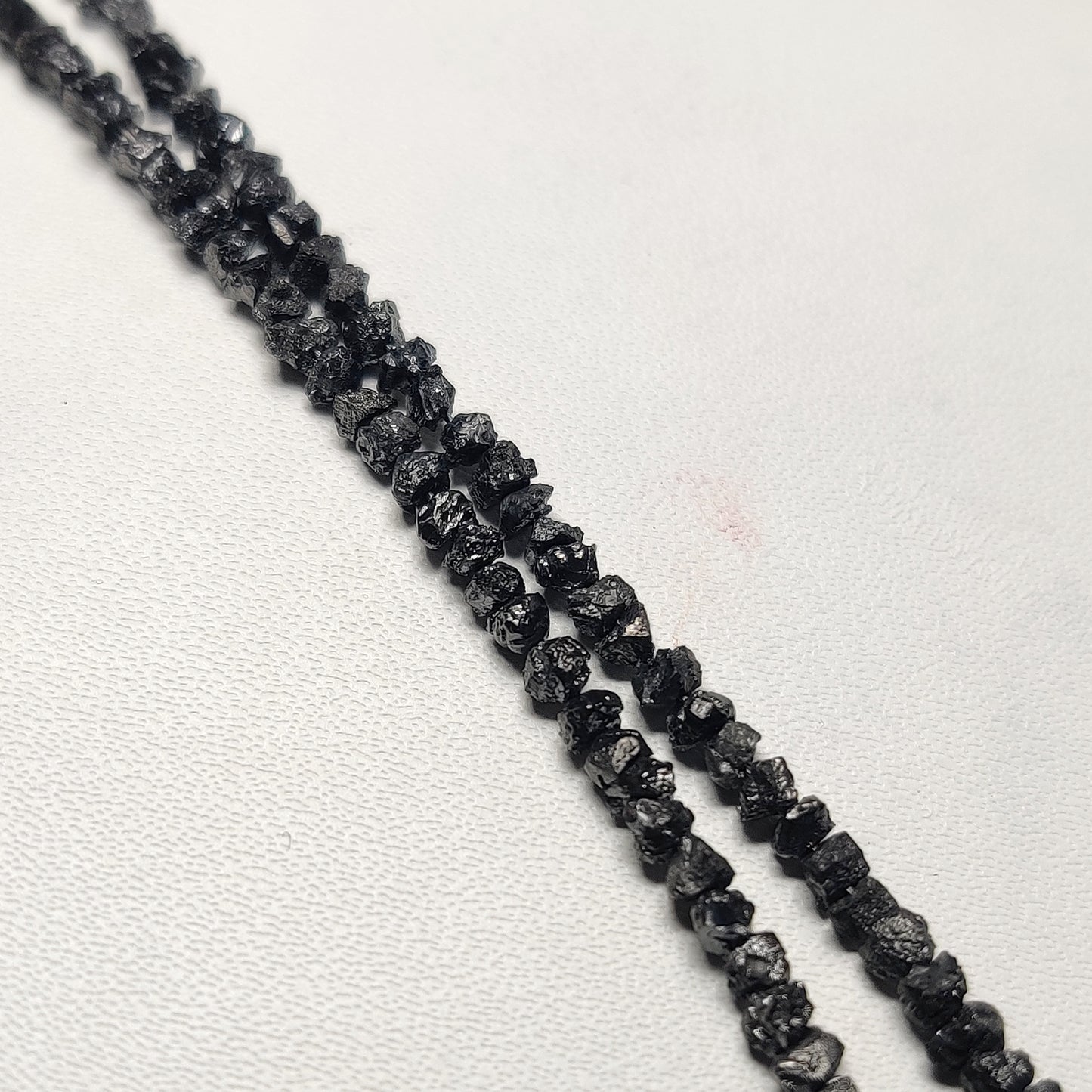 Black Raw Diamond Beads for Jewelry Making |Uncut Diamond Beads for Luxury Jewelry Design