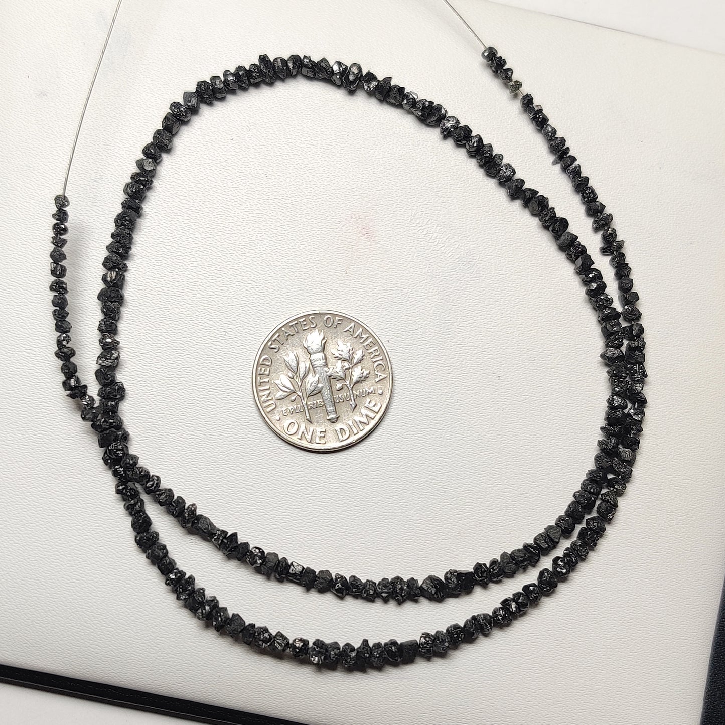 Black Raw Diamond Beads for Jewelry Making |Uncut Diamond Beads for Luxury Jewelry Design