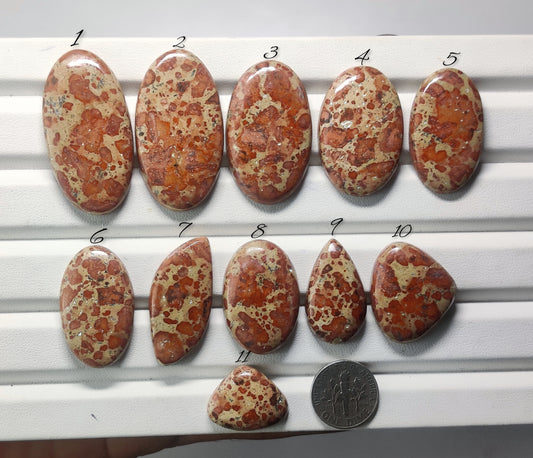 Natural Asteroid Jasper Gemstone Cabochon for Jewelry Making | Cosmic Pattern Loose Stone | Premium Polished Jasper for Rings Pendants