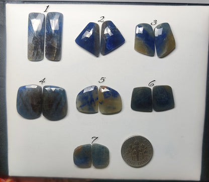Natural Blue Sapphire Gemstone Cabochon | Deep Blue Loose Stone for Jewelry Making | Fine Artisan Cut