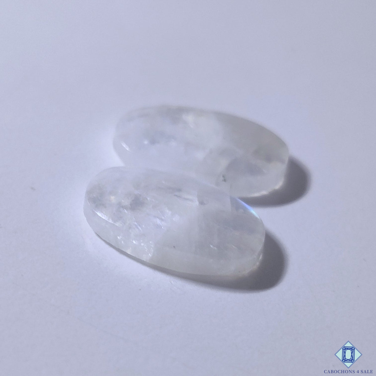 Rainbow Moonstone Oval Pairs