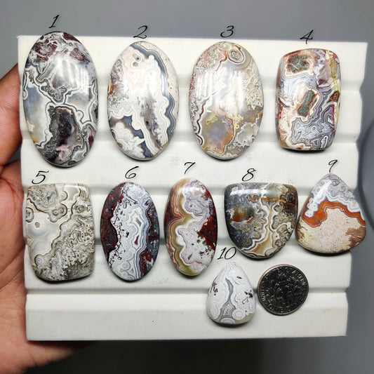 Crazy Lace Agate Gemstone for Jewelry Making | Natural Loose Stone | High Quality Cut Cabochon | Wholesale Gemstone Supply