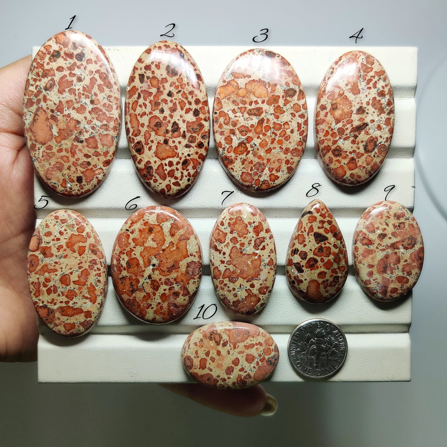 Asteroid Jasper Gemstone for Jewelry Making | Natural Jasper Loose Stone | High Quality Cabochon | Unique Pattern Gemstone