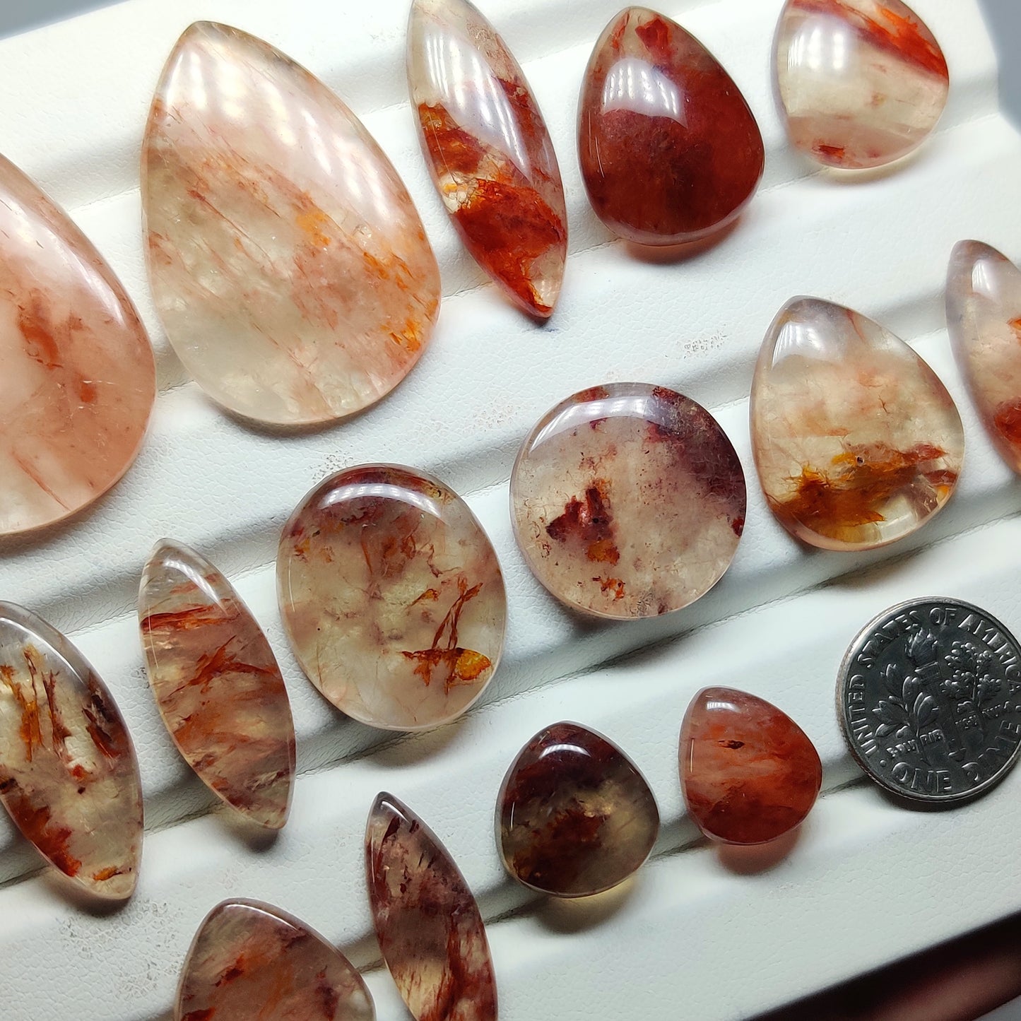 Natural Hematite Cabochons for Jewelry Making | Metallic Grey Black Gemstone | Smooth Polished Stones | Multiple Sizes Shapes Available