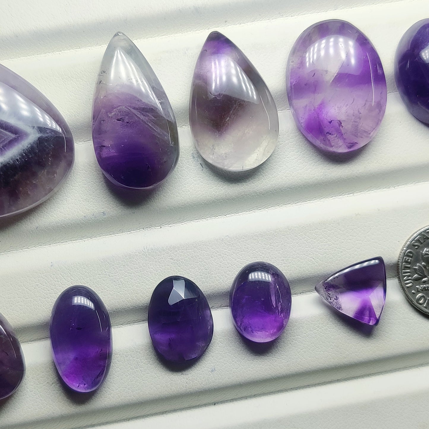 Amethyst Cabochons for Jewelry Making | Natural Amethyst Gemstone