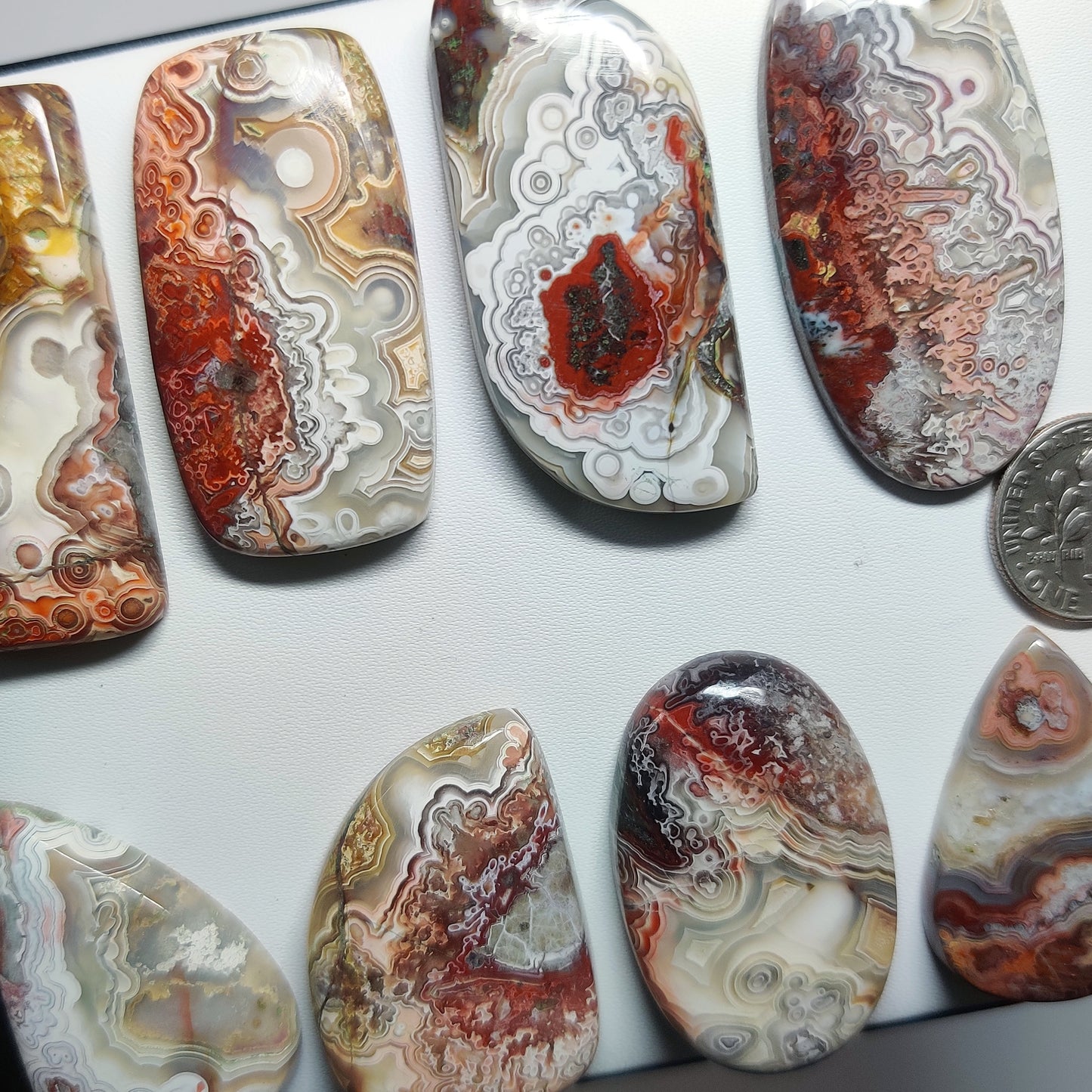 Crazy Lace Agate Cabochons for Jewelry Making, Natural Loose Gemstone, Designer Cabochon for Ring Pendant Earrings