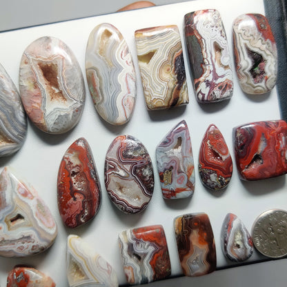 Crazy Lace Agate Gemstone Cabochon for Jewelry Making | Natural Loose Stone | Premium Quality Handmade Cut Gem