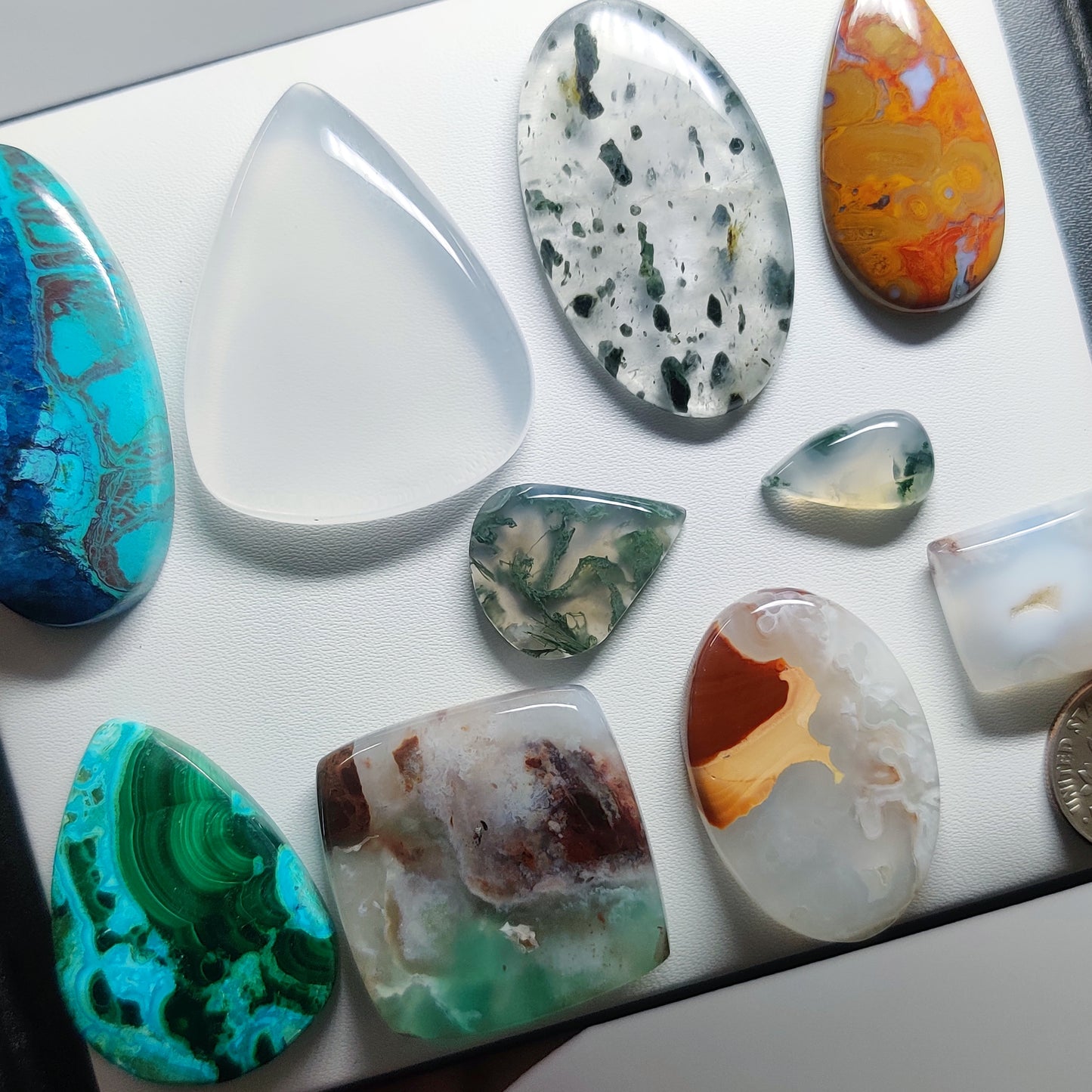 Mixed Gemstone Cabochons Natural Mix Stone Cabochons for Jewelry Making, Assorted Loose Gemstones, High Quality Polished Gems