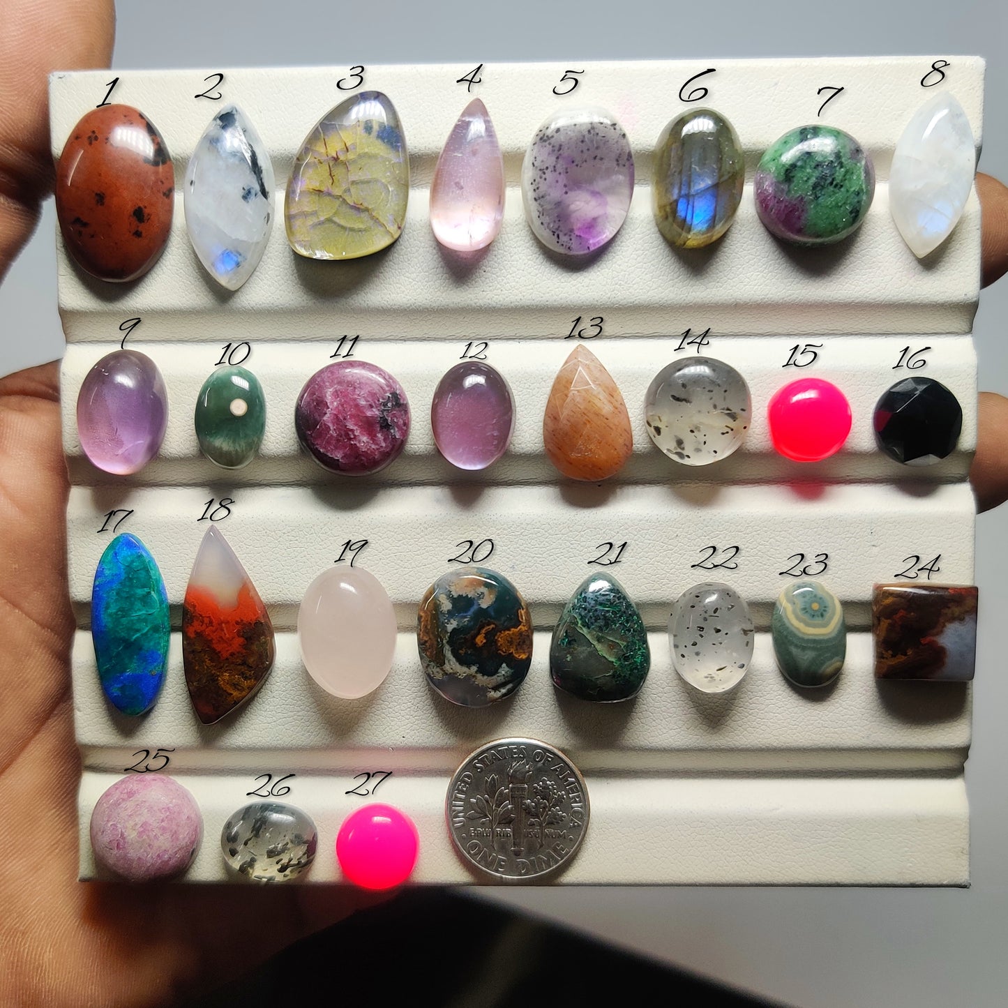 Mix Stone Gemstone Cabochons Natural Mix Stone Cabochons for Jewelry Making, Assorted Loose Gemstones, High Quality Polished Gems