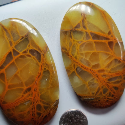 Natural Indian Jasper Gemstone Cabochons | Earth Tone Stone for Rings, Pendants