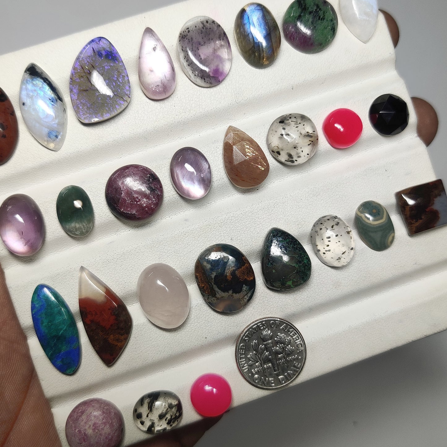 Mix Stone Gemstone Cabochons Natural Mix Stone Cabochons for Jewelry Making, Assorted Loose Gemstones, High Quality Polished Gems