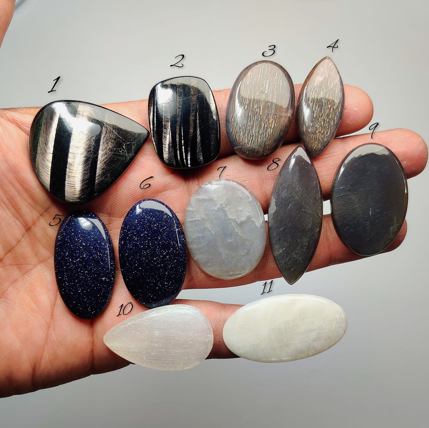 Mix Stone Cabochons for Jewelry Making | Natural Mixed Gemstone Loose Stones