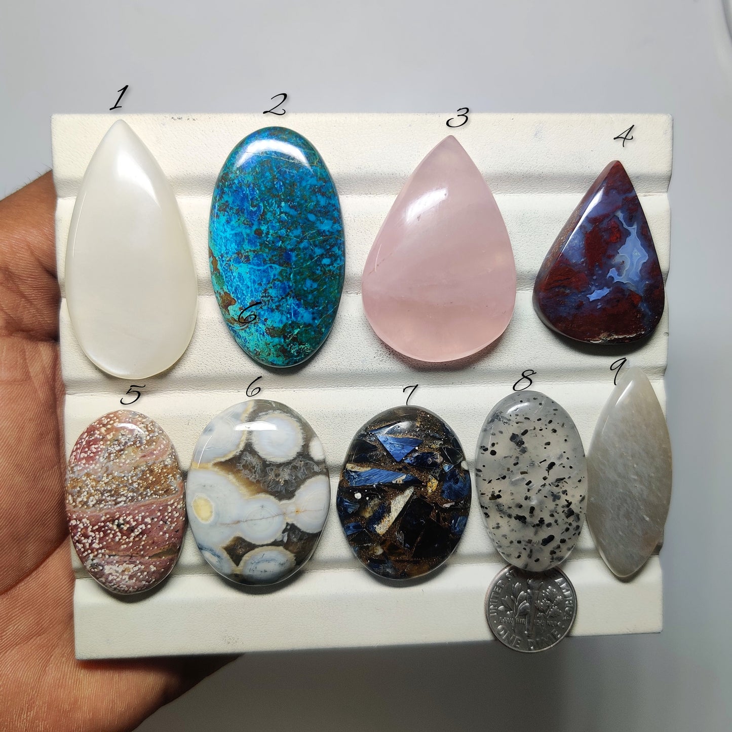 Mixed Gemstone Cabochon Collection Premium Mix Stone Cabochons for Jewelry Making, Natural Assorted Loose Gemstones, Designer Polished Gems