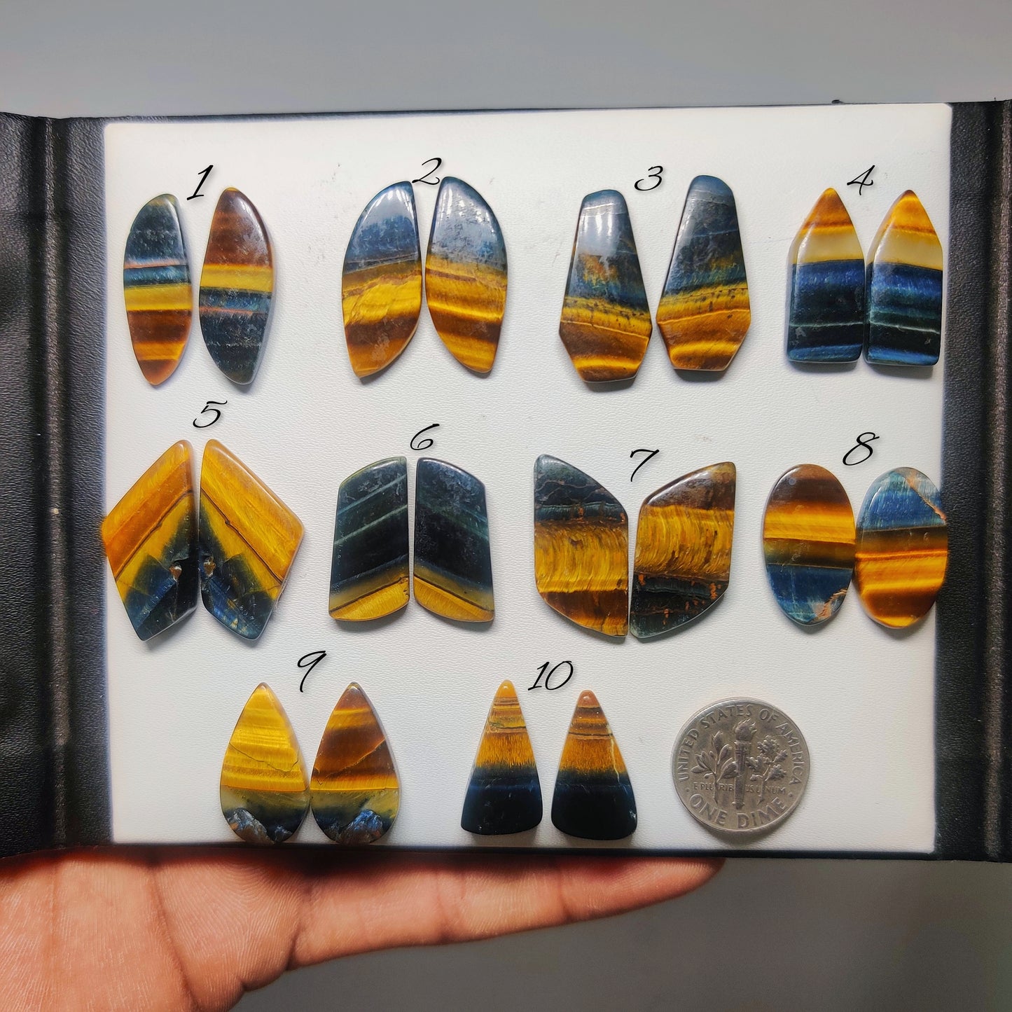 Pietersite Tiger Eye Cabochon Gemstone for Jewelry Making | Natural Loose Stone | Handmade Jewelry Supply