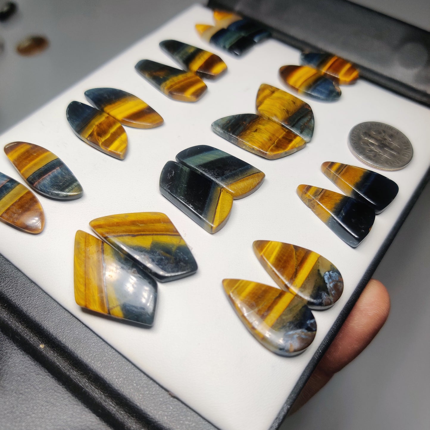 Pietersite Tiger Eye Cabochon Gemstone for Jewelry Making | Natural Loose Stone | Handmade Jewelry Supply